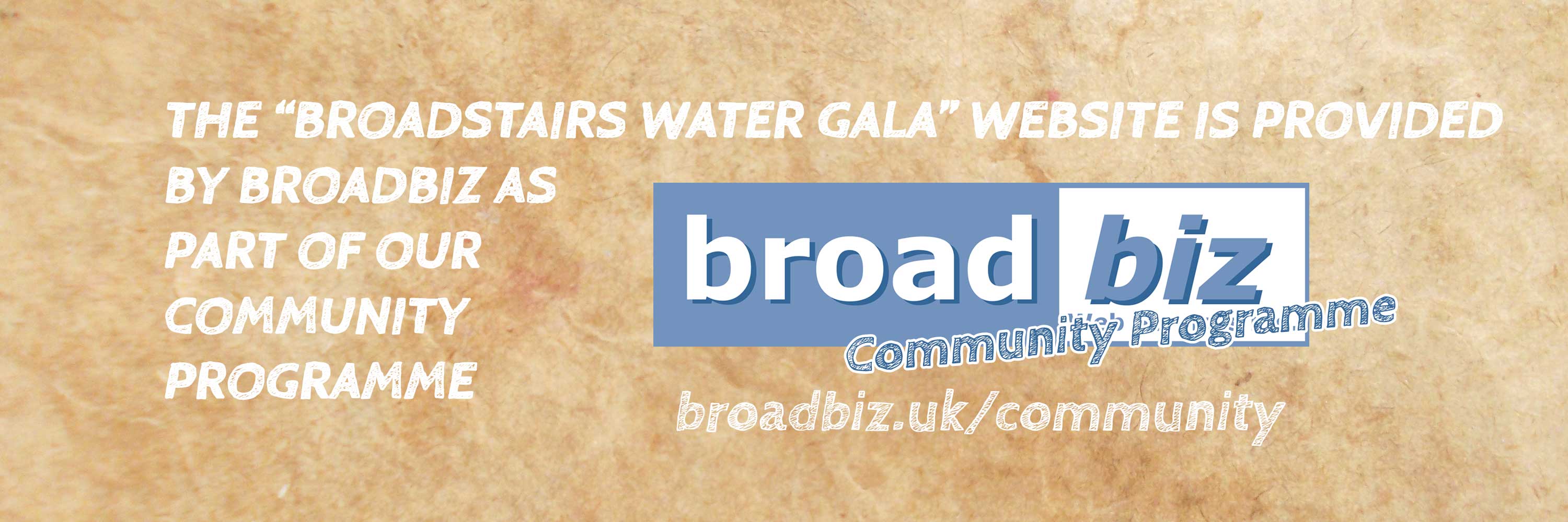 The Broadstairs Water Gala website is provided by Broadbiz as part of our Community Programme